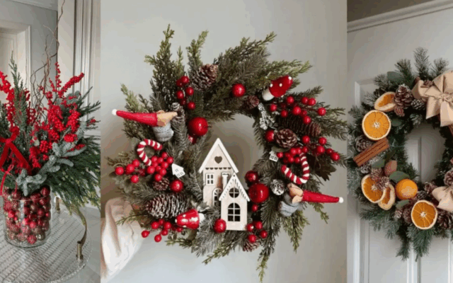 Guirlandas de Natal: ideias fáceis e lindas pra transformar sua casa
