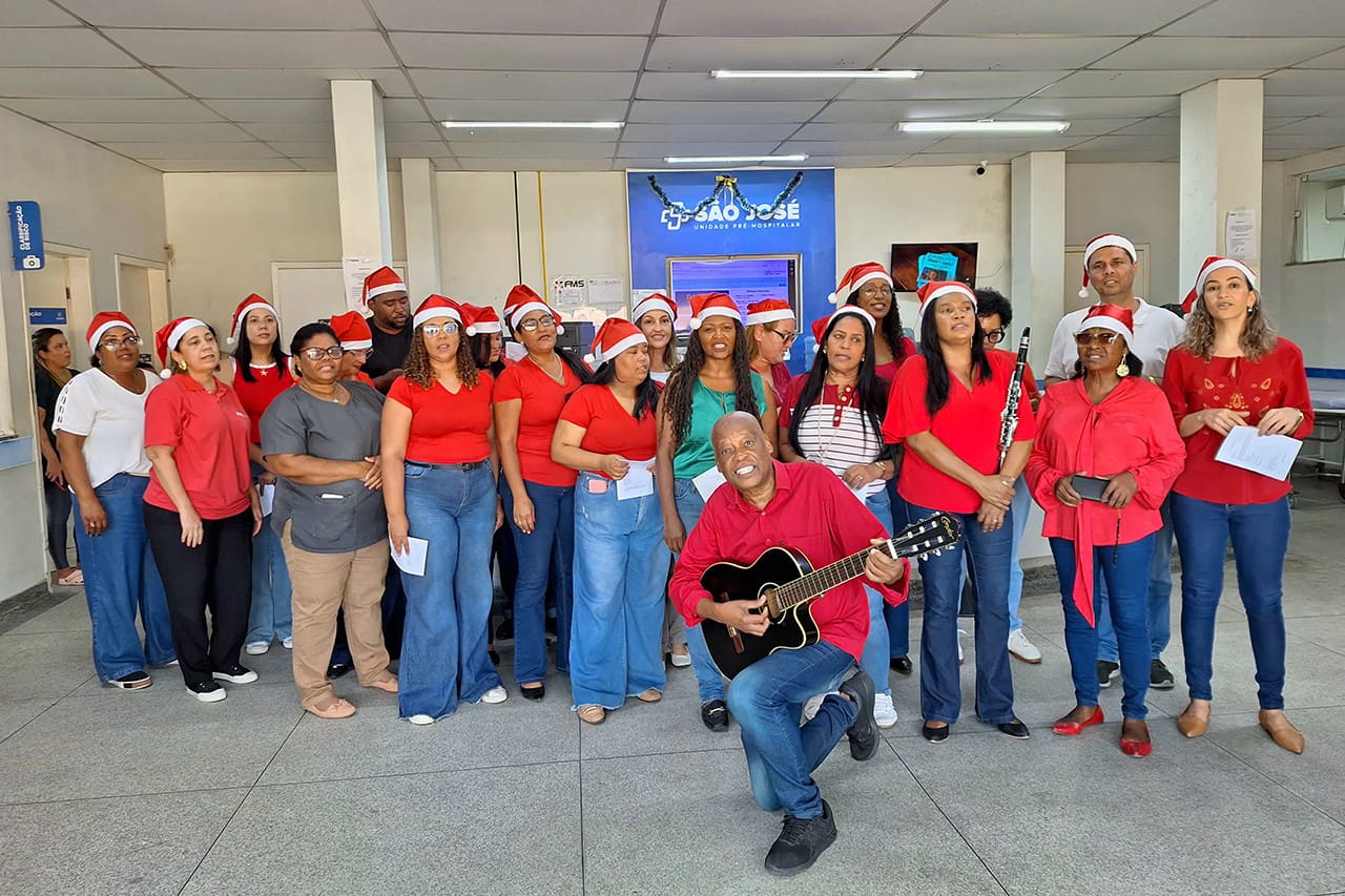 Cantata de Natal leva espírito natalino ao Hospital São José