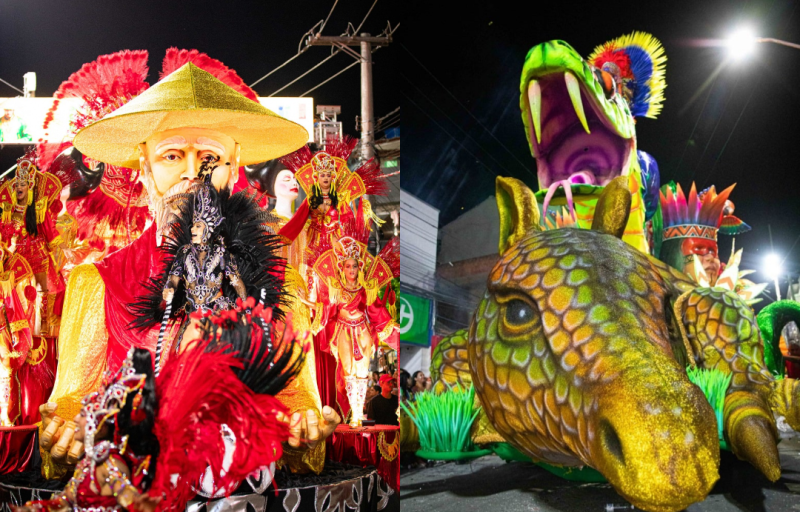 Chinês e Congos em mais uma noite de espetáculo no Carnaval de SJB