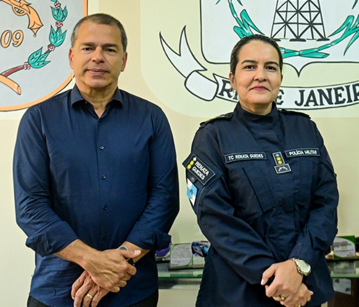 Posse da primeira mulher comandante da PM em Campos