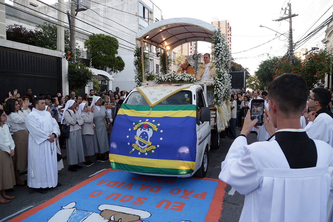 Guarda com esquema especial para a segurança dos fieis no Corpus Christi