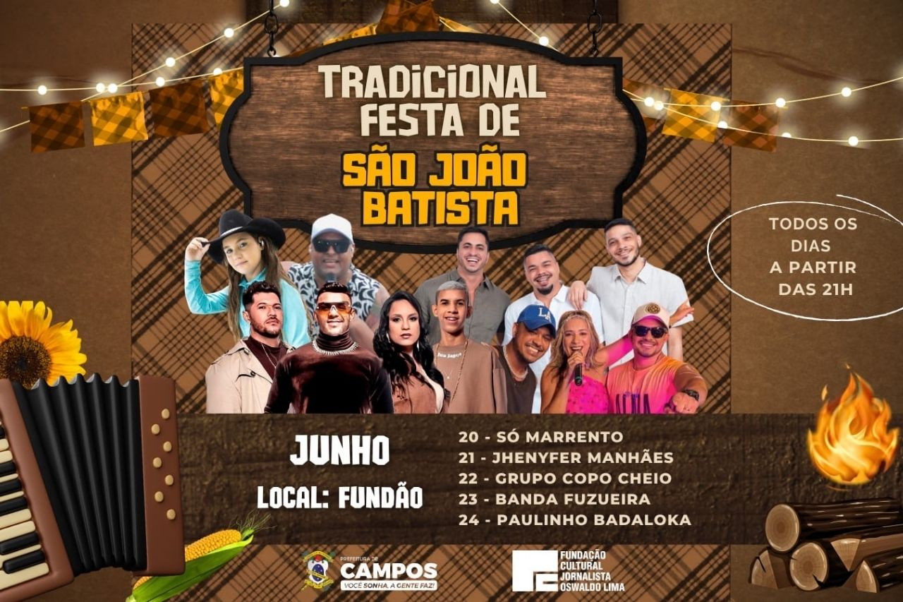 82ª Festa de São João Batista celebra tradição, fé e cultura no Fundão