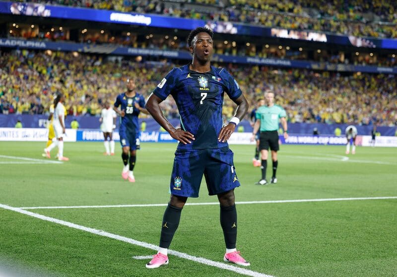Vini Jr. é o 4° melhor atacante da Copa do Mundo no ranking da Fifa