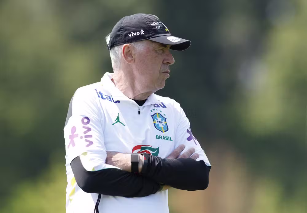 Ancelotti vê Neymar 'não conformado' com reserva e dá boa notícia