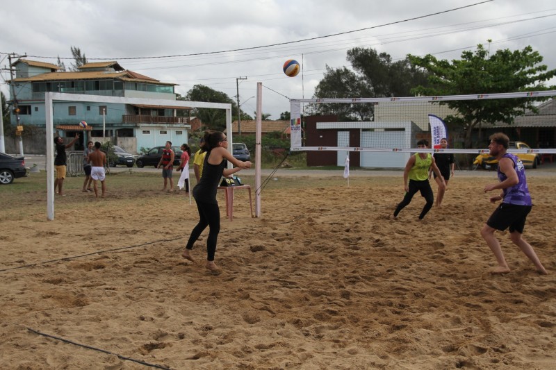 Torneio de Vôlei Praia disputado em três categorias no Festival Julino do Açu