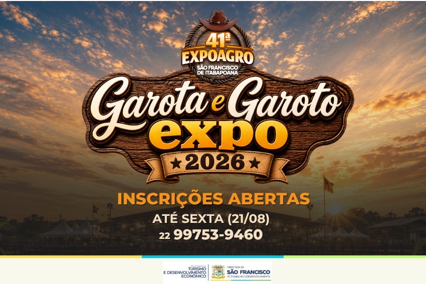 SFI: Inscrições abertas para o Concurso Garota e Garoto ExpoAgro 2026
