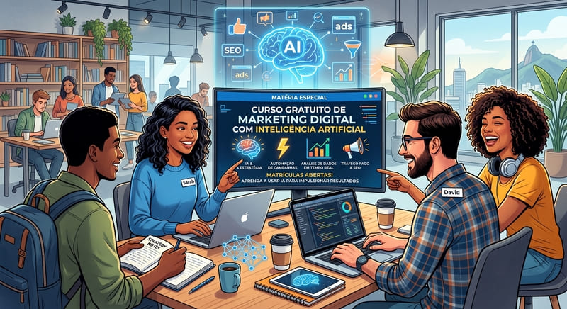 Cardoso Moreira oferece curso gratuito de Marketing Digital com Inteligência Artificial
