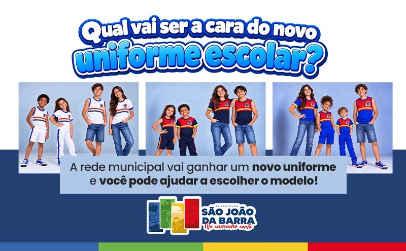SJB inova na escolha do uniforme escolar